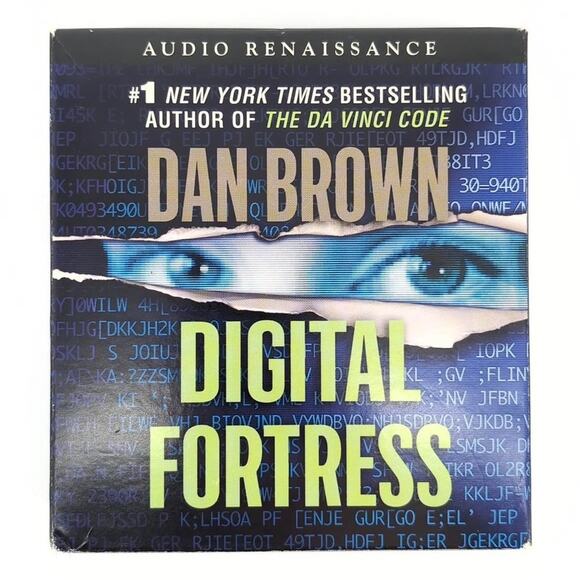 Digital Fortress 10 Compact Discs / CDs AUDIO BOOK Novel by Dan Brown - GUC - Picture 1 of 15